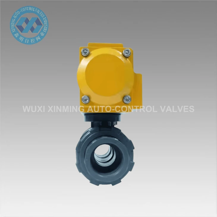 info-1-1 Double Acting Plastic Pneumatic Actuator Ball Valve