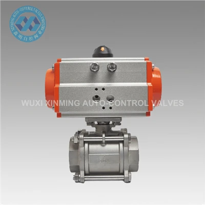 Pneumatic Threaded Ball Valve