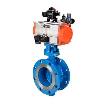 高品質の精密研磨プロセスの空気式サニタリーバタフライバルブ-